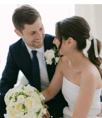 Emily Caplan got married to her husband Ben Davies in April after dating for nearly three years.
